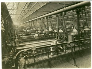 Chenille setting, carpet factory, 1923